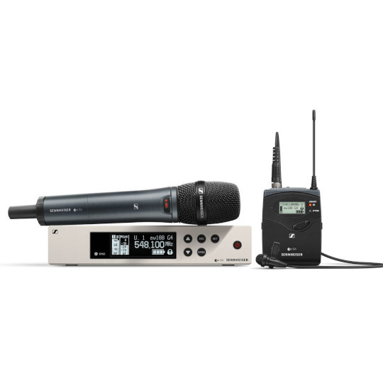 Sennheiser EW 100 G4-ME2/835-S Wireless Lavalier/Vocal Combo Set (A Band)