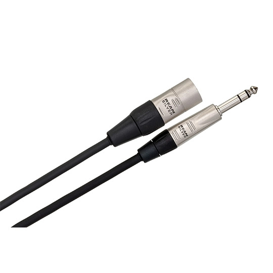 Hosa HSX-000 REAN 1/4 in TRS to XLR3M Pro Balanced Interconnect (Various Lengths)