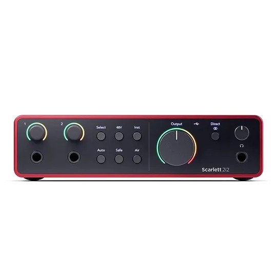 Focusrite Scarlett 2i2 4th Gen USB Audio Interface