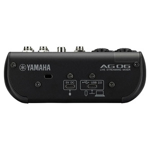 Yamaha AG06MK2 Live Streaming Mixer (Black)