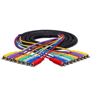 Hosa CRA-802 RCA to Same Unbalanced Snake (2m)