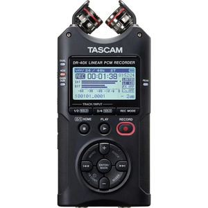 Tascam DR-40X Four Track Digital Audio recorder and USB Audio Interface