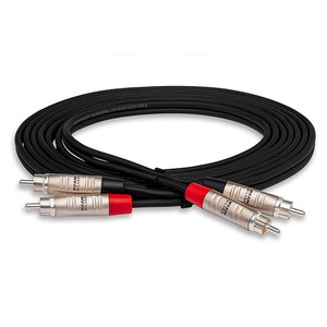 Hosa HRR-010X2 Dual REAN RCA to Same Pro Stereo Interconnect (10ft)