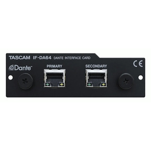 Tascam IF-DA64 64-in/64-out Dante Interface Expansion Card
