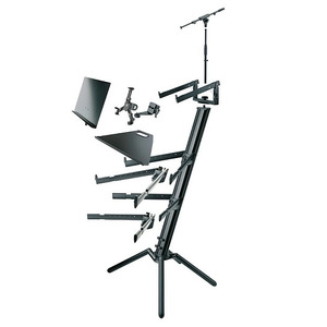 K&M 18860 Column Keyboard Stand Spider Pro | Anodised Aluminium