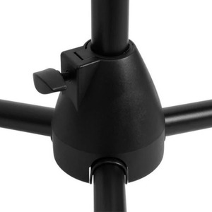 On Stage Euro-Style Tripod Base Mic Stand (Black)