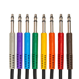 Hosa TTS-845 TT TRS to Same Balanced Patch Cables (1.5ft)