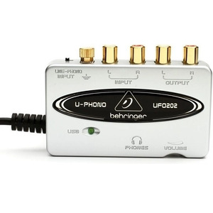 Behringer U-Phono UFO202 Phono RCA to USB-A