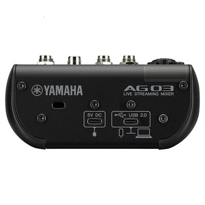 Yamaha AG03MK2 Live Streaming Mixer (Black)