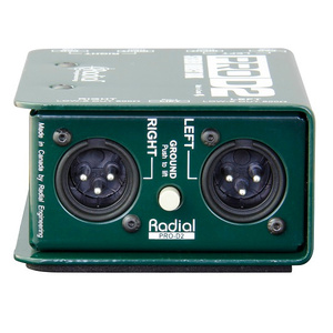 Radial ProD2 Stereo Direct Box for Keyboards w/ Eclipse ETDB2 Transformers
