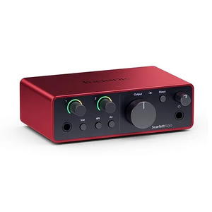 Focusrite Scarlett Solo 4th Gen USB Audio Interface
