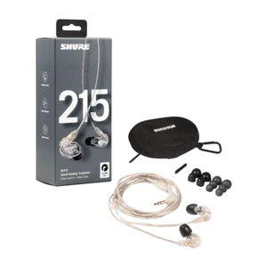Shure SE215 Professional Sound Isolating Earphones (Clear)