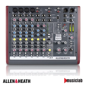 Allen & Heath ZED-10FX | 10 Input Analogue Mixer w/ FX