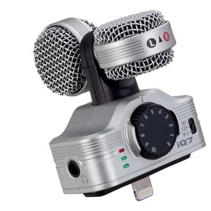 Zoom IQ7 MS Stereo Microphone for iOS devices with Lightning Connector