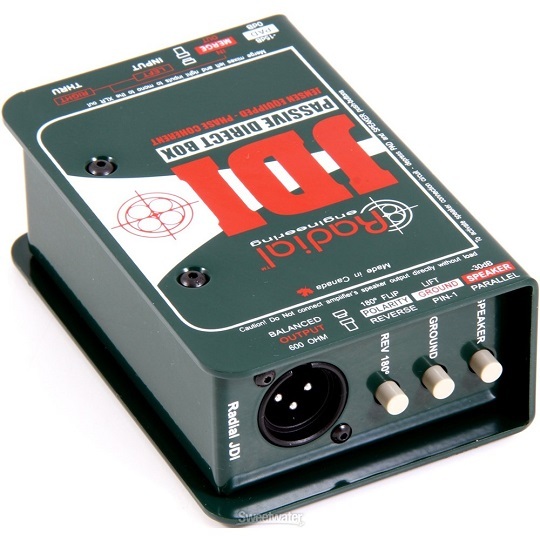 Radial JDI Passive Direct Box w/ Jensen Transformer Musiclab Brisbane