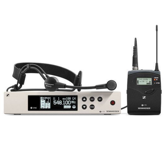 Sennheiser EW 100 G4-ME3 Wireless Headmic Set (Frequency Band B)