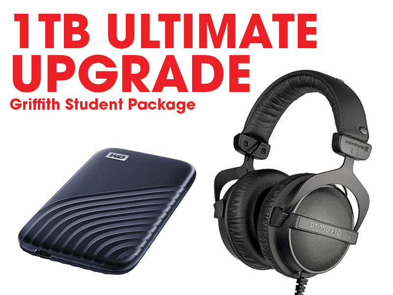 Griffith Student pack - Ultimate Headphone & 1TB