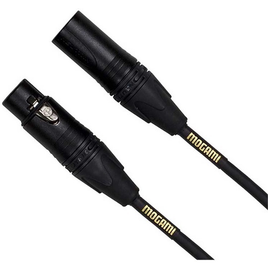 Mogami Gold Studio Microphone Cable - 3ft XLRM-XLRM