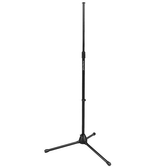 On Stage Euro-Style Tripod Base Mic Stand (Black)