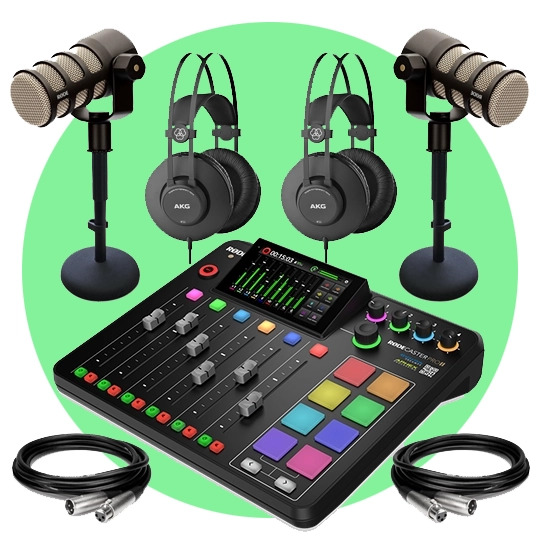 RODE PodMic Duo Podcast Bundle