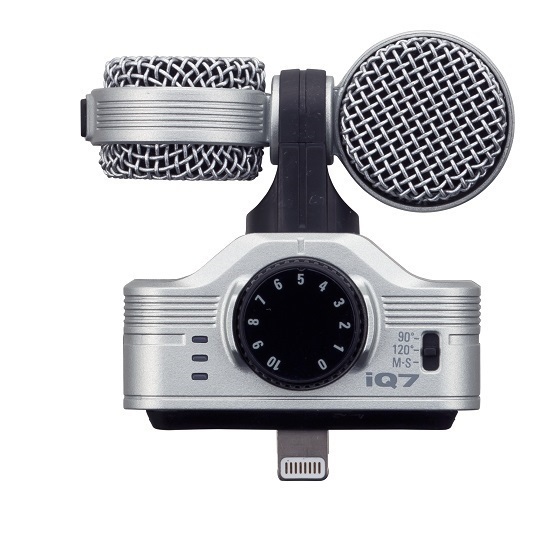 Zoom IQ7 MS Stereo Microphone for iOS (Lightning Connector)