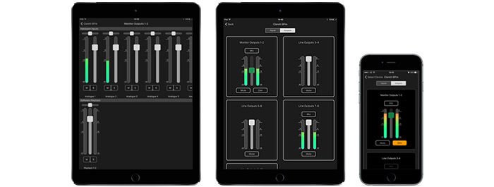 Clarett 2 Pre USB Controller App for iOS Android