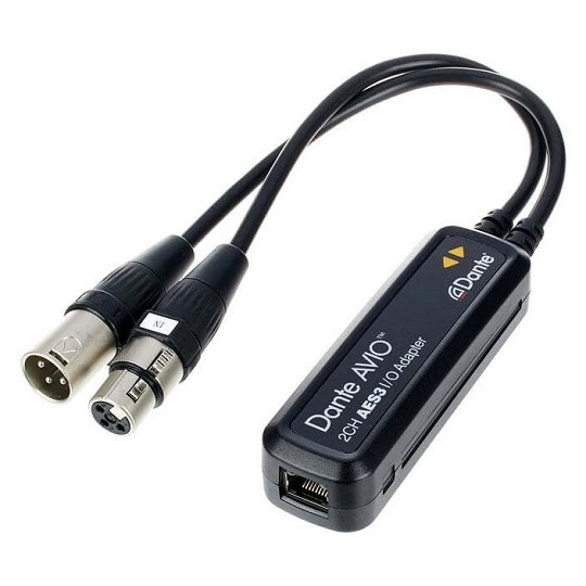 Audinate AVIO Dante 2x2 AES3/EBU Adapter