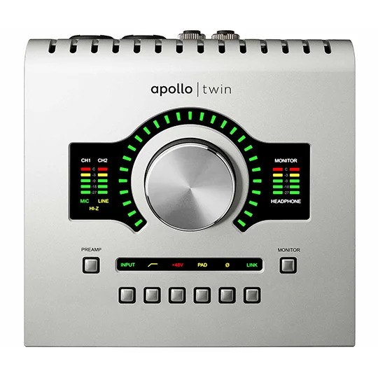 Universal Audio Apollo Twin Duo USB Audio Interface for PC - Heritage Edition