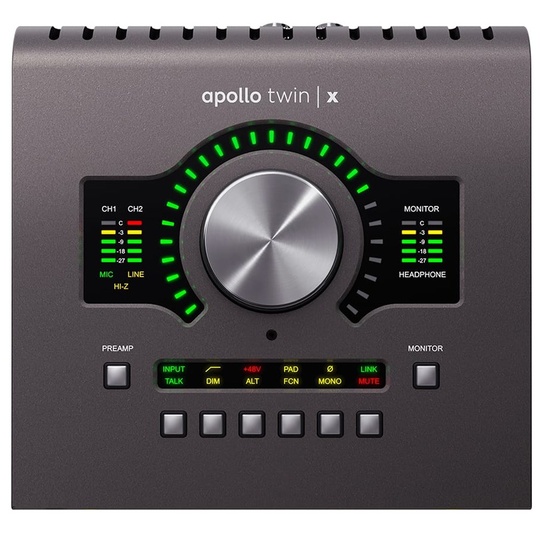Universal Audio Apollo Twin X Quad 10x6 Thunderbolt Audio Interface with DSP