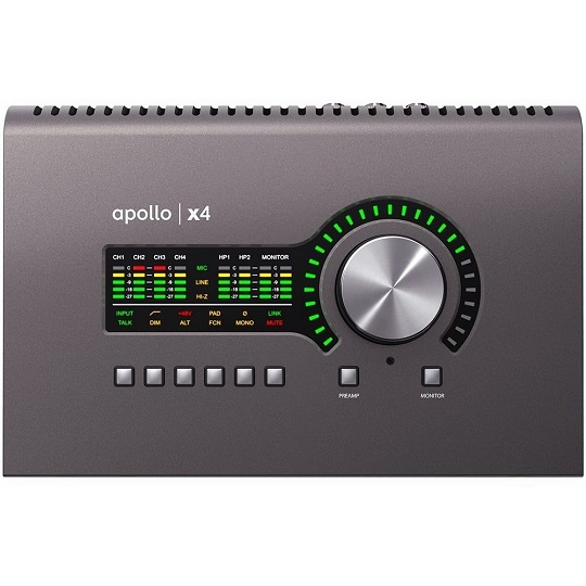 Universal Audio Apollo x4 12x18 Thunderbolt 3 Audio Interface with UAD DSP