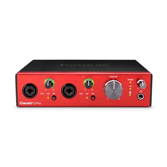 Focusrite Clarett+ 2Pre 10 In/4 Out Audio Interface (Open Box)