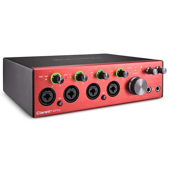 Focusrite Clarett+ 4Pre USB-C Audio Interface
