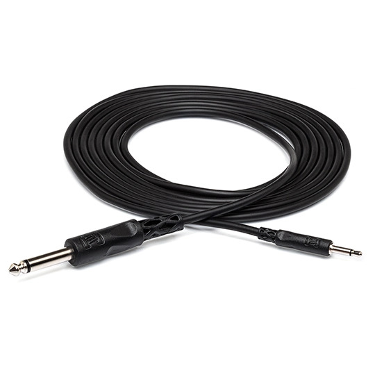 Hosa CMP-303 3.5mm TS to 1/4" TS Mono Interconnect Cable (3ft)