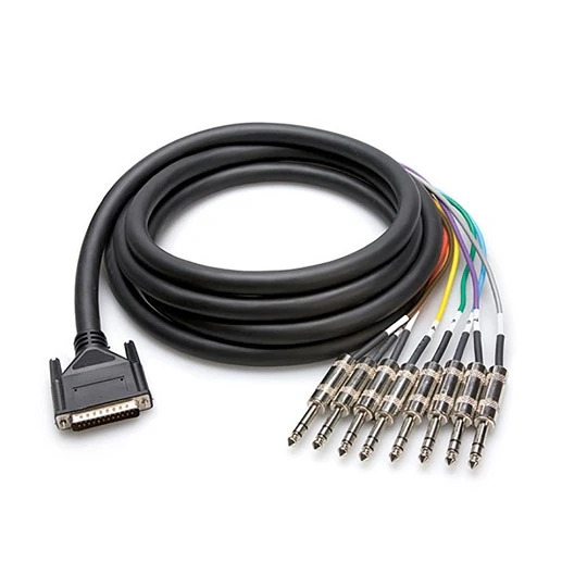 Hosa DTP-800 DB25 to 1/4 in TRS Balanced Snake (Various Lenghts)