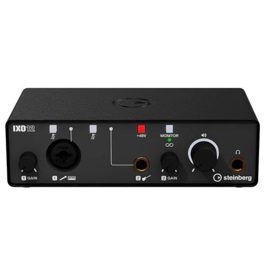 Steinberg IXO12 2x2 Audio Interface (Black)