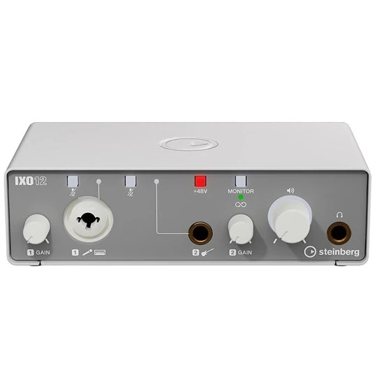 Steinberg IXO12 2x2 Audio Interface (White)
