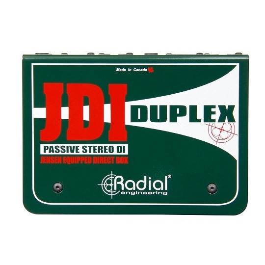 Radial JDI Duplex Stereo Passive DI w/ Jensen Audio Transformers