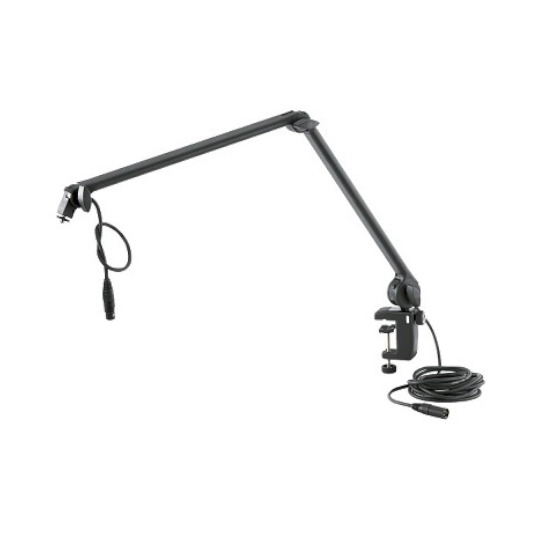 KM23860 Broadcast Microphone Desk Arm with 6m XLR cable