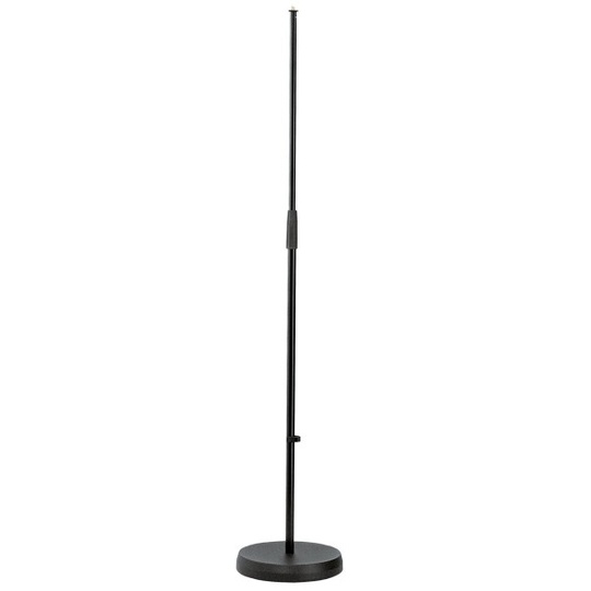 Konig Meyer 260 Weighted Microphone Stand: Round Base (Black)