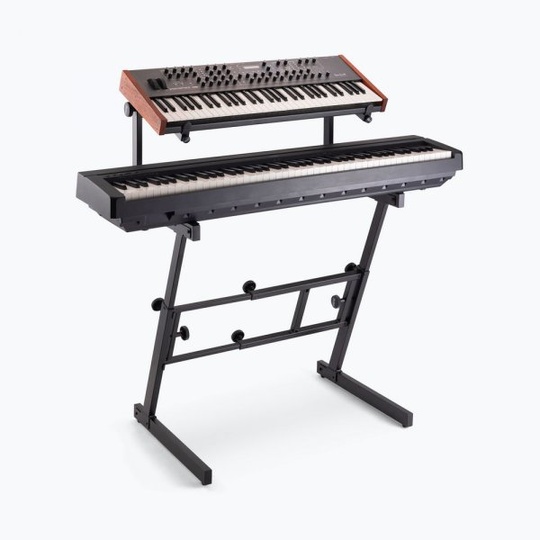 On-Stage- Folding-Z Keyboard Stand with Second Tier