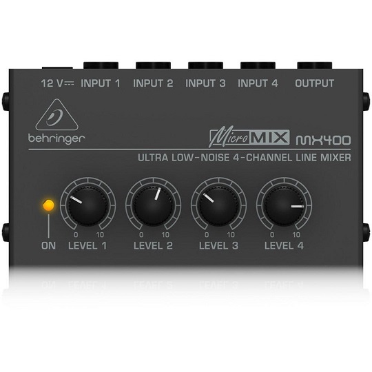 Behringer Micromix MX400 4-Channel Mono Line Mixer