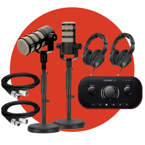 Vocaster Two Complete Podcasting Kit (Two Microphones)