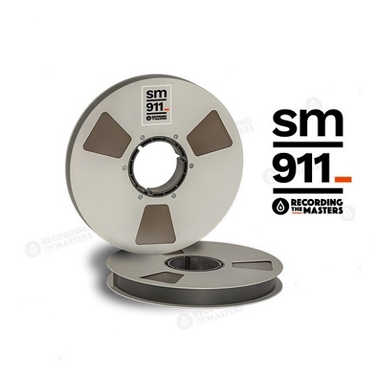 RTM SM911 - 1in, 10½in precision reel, NAB hub, hinged box, 2500ft