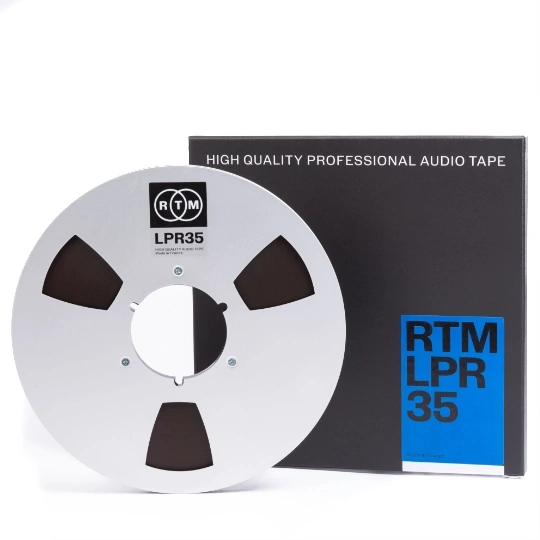 RTM LPR35 - ¼in, Metal Reel, NAB hub, Hinged Box, 3608ft