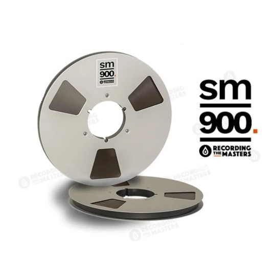 RTM SM900 - ½in, 10½in metal reel, NAB hub, hinged box, 2500ft