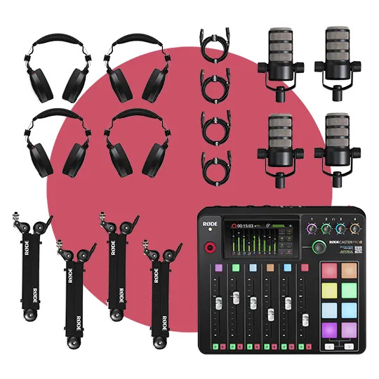Rode Podcast Bundle Quad