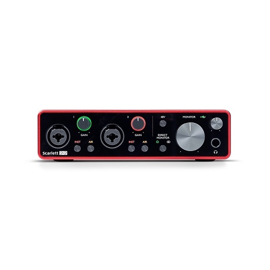 Focusrite Scarlett 2i2 (GEN 3) 2-in/2-out USB Audio Interface