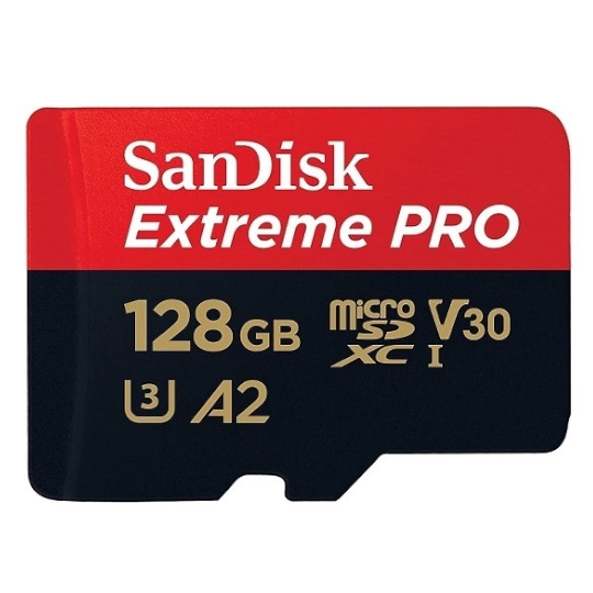 Sandisk Extreme Pro microSDXC 128GB (SDSQXCY-128G-GN6)