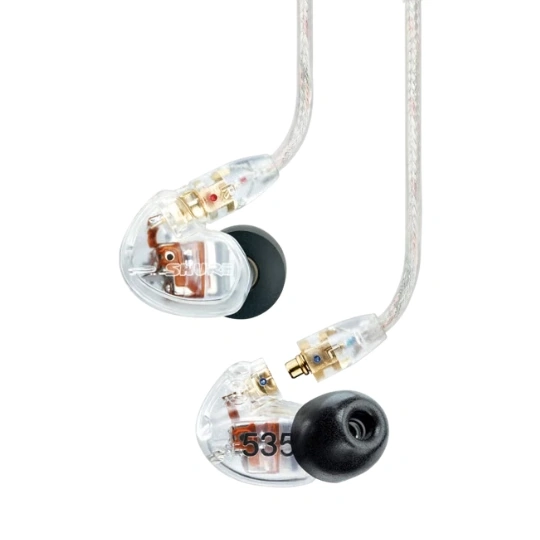 Shure SE535 Professional Sound Isolating Earphones (Clear)
