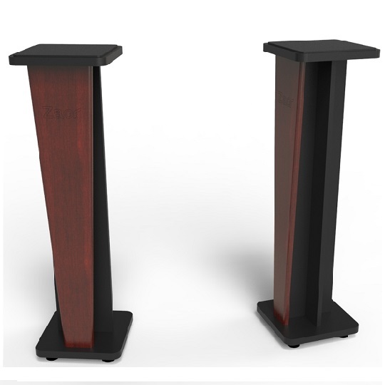 Zaor Croce 42 Walnut Black Speaker Stand (PAIR)
